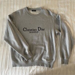 Vintage Dior Embroidered Crewneck Sweatshirt